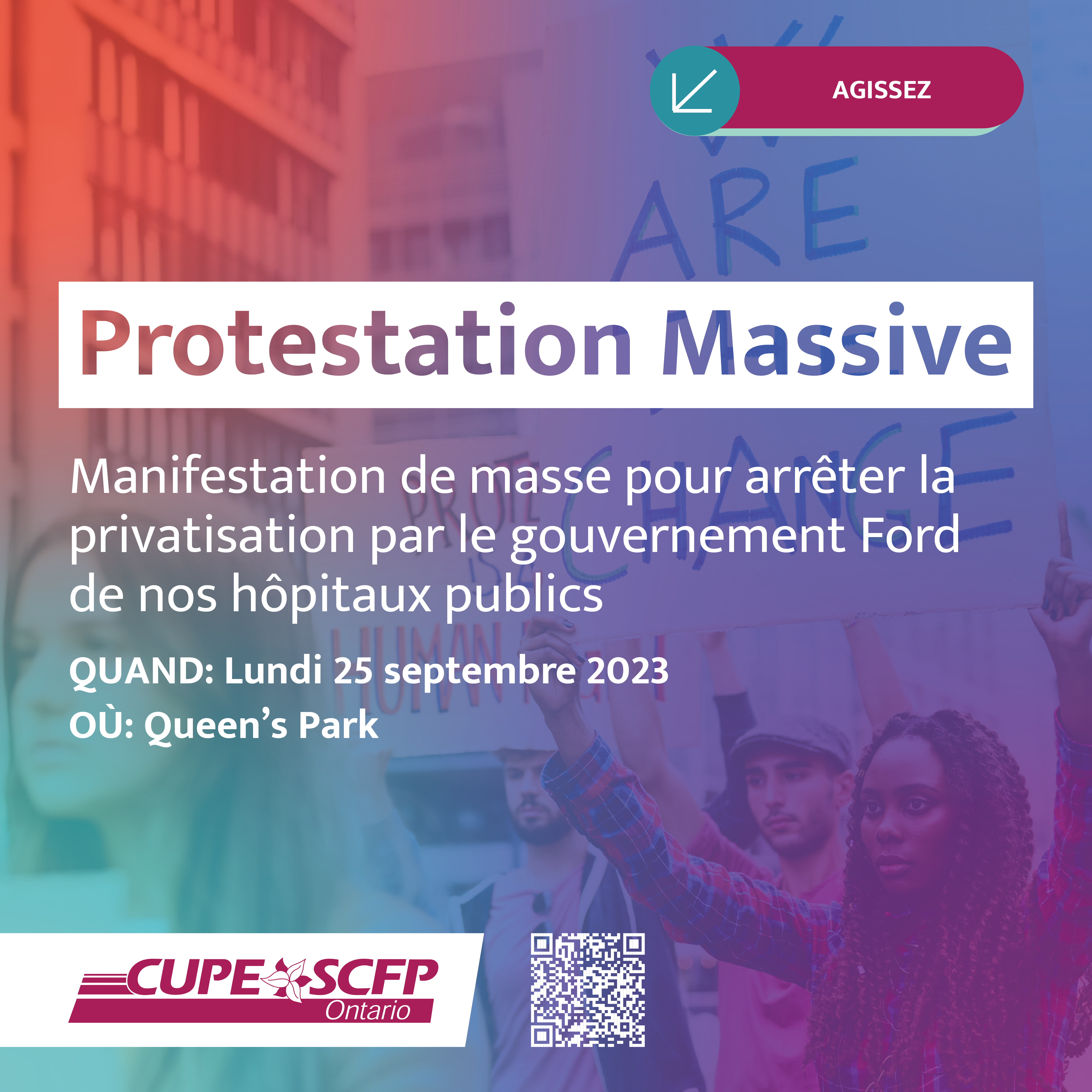 Mass Protest - Stop the Ford Government's Privatization of Our Public Hospitals
